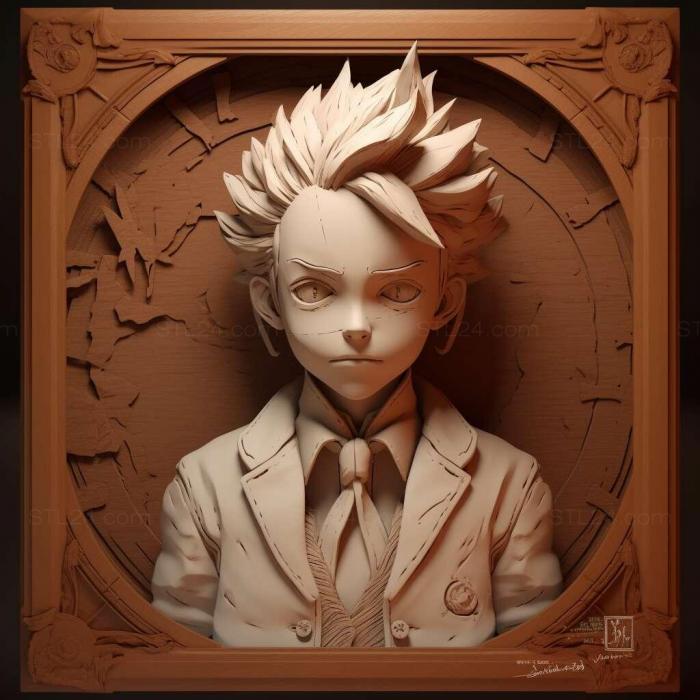 Games (st The Promised Neverland Kaiu Shirai Posuka Demizu 2, GAMES_24998) 3D models for cnc