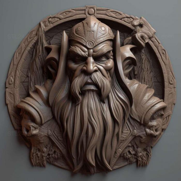 Игры (Warcraft II Темная сага 1, GAMES_25) 3D модель для ЧПУ станка