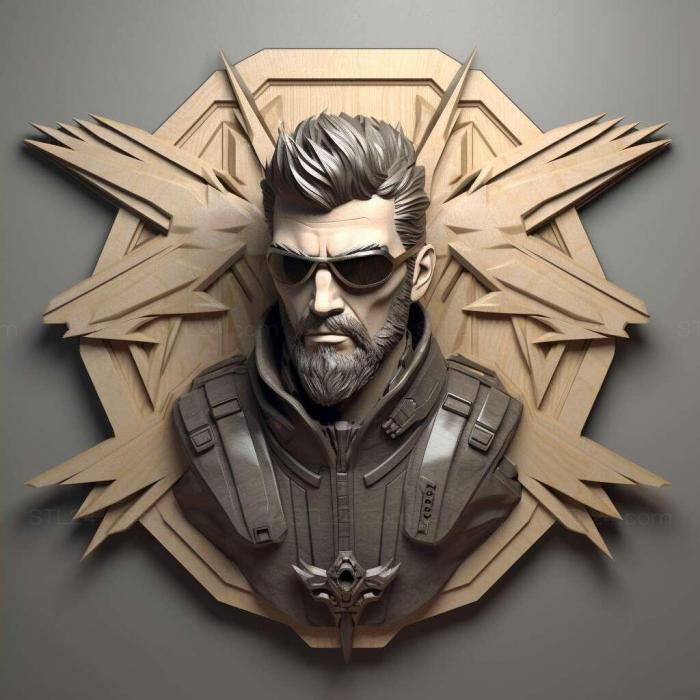 Games (Deus Ex Mankind Divided 3, GAMES_25007) 3D models for cnc