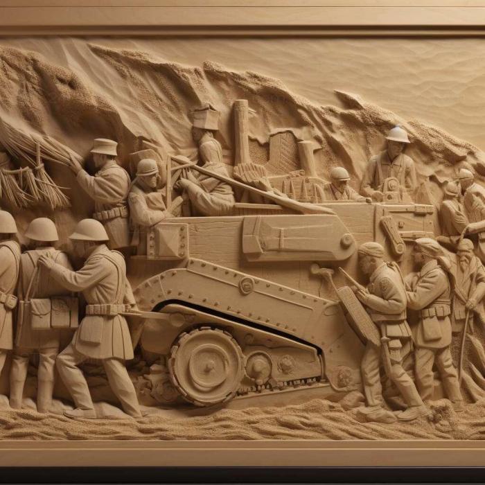 Games (Panzer Corps Afrika Korps 3, GAMES_25155) 3D models for cnc
