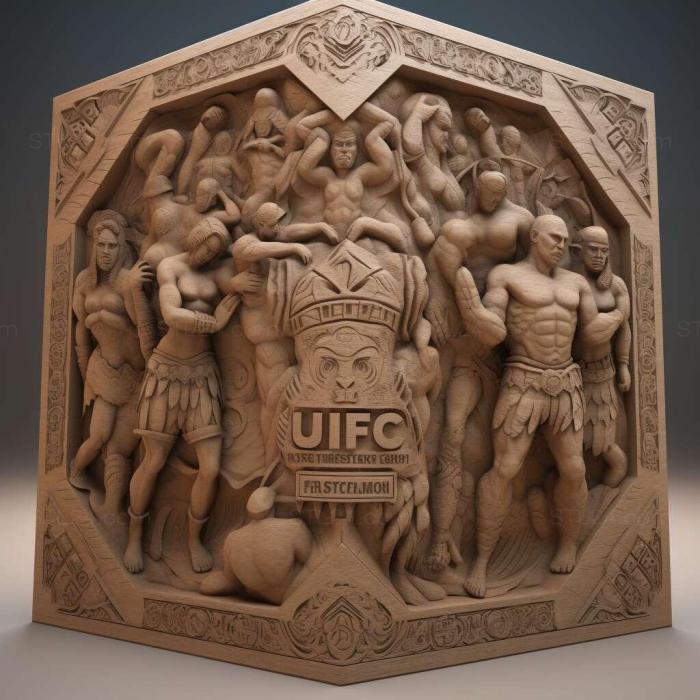 Games (UFC Ultimate Fighting Championship 4, GAMES_25280) 3D models for cnc