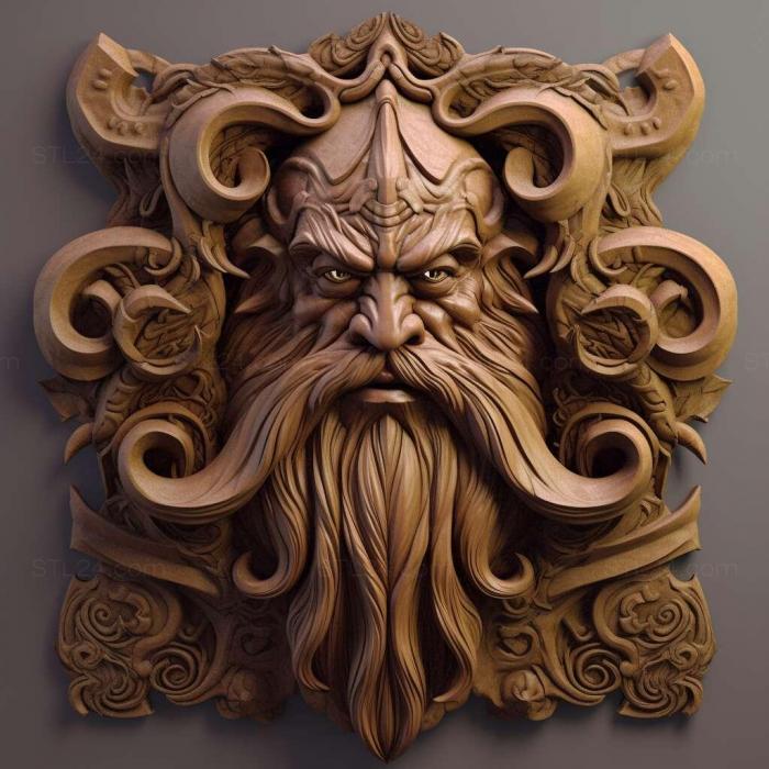Games (Hearthstone Whispers of the Old Gods 1, GAMES_2541) 3D models for cnc
