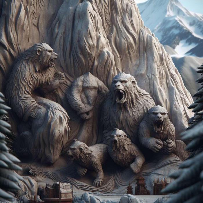 Games (Far Cry 4 Valley of the Yetis 4, GAMES_25424) 3D models for cnc