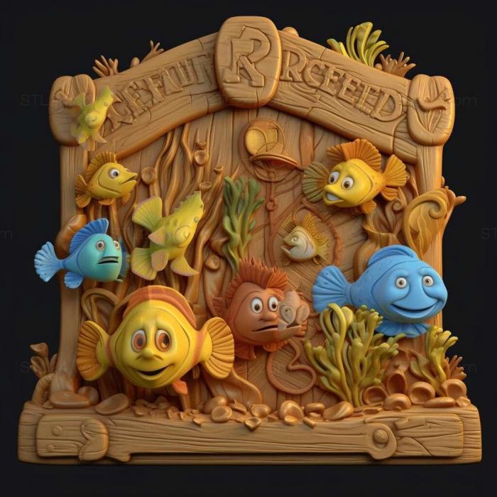 Games (Freddi Fish And Friends ABC Under The Sea 2, GAMES_25758) 3D models for cnc