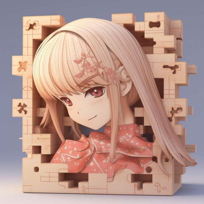 Games (Tokyo Cutie Girls Puzzle 1, GAMES_25865) 3D models for cnc