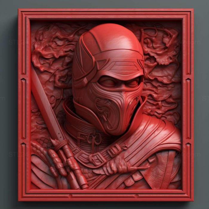 Games (Red Ninja End of Honor 1, GAMES_25877) 3D models for cnc