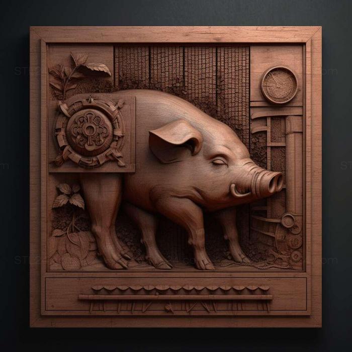 Games (Amnesia A Machine for Pigs 2, GAMES_26030) 3D models for cnc