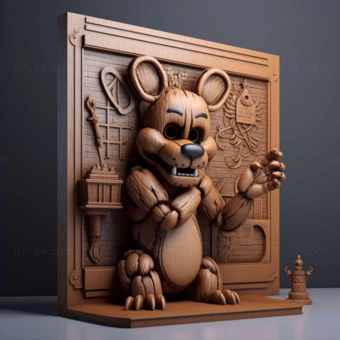 Games (Five Nights at Freddys AR Special Delivery 1, GAMES_26061) 3D models for cnc