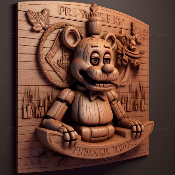 Games (Five Nights at Freddys AR Special Delivery 2, GAMES_26062) 3D models for cnc