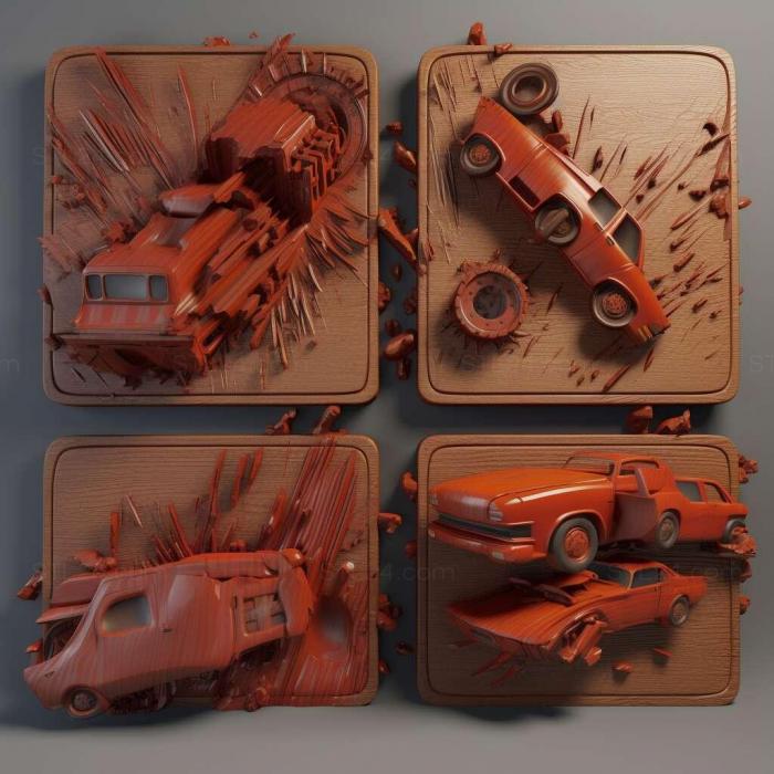 Games (Carmageddon Splat Pack 1, GAMES_26101) 3D models for cnc