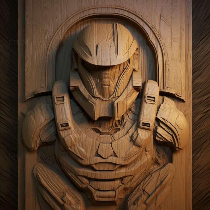 Games (Halo 5 Guardians 4, GAMES_26116) 3D models for cnc