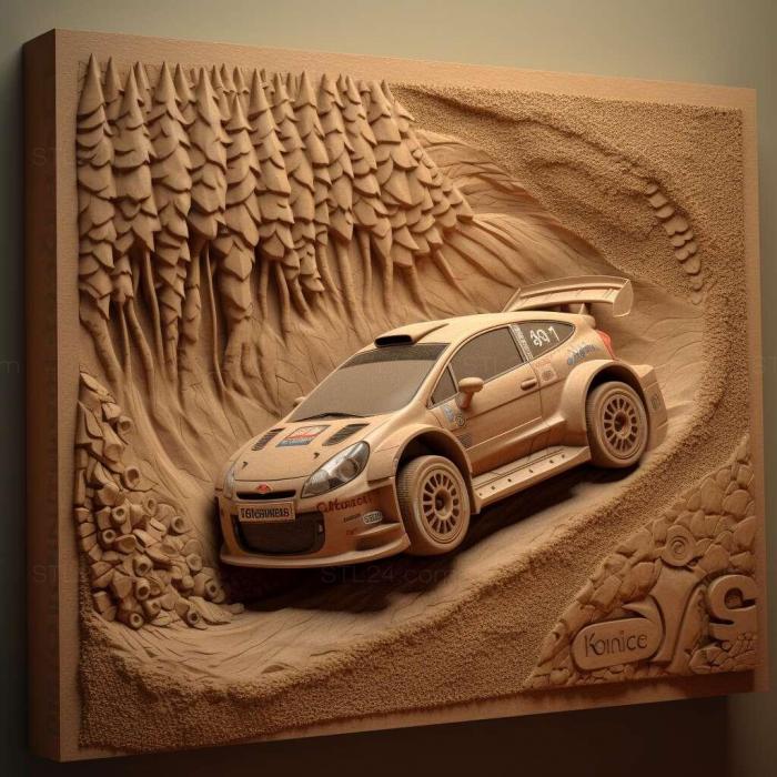 Игры (Эволюционировавшее ралли WRC 4, GAMES_26356) 3D модель для ЧПУ станка