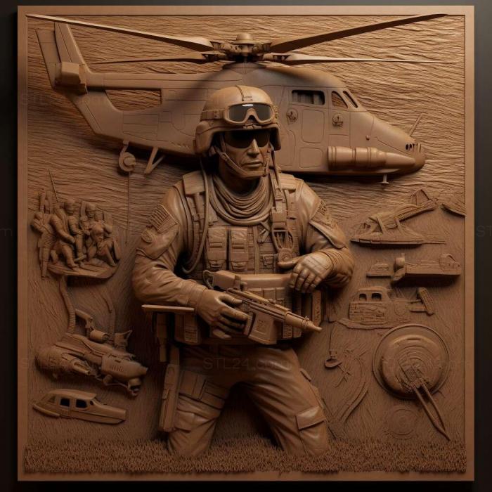 Games (Delta Force Black Hawk Down 2, GAMES_26382) 3D models for cnc
