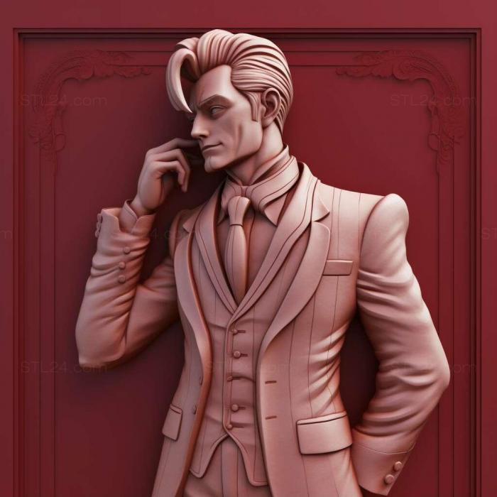 Games (Ace Attorney Investigations Miles Edgeworth 1, GAMES_26753) 3D models for cnc