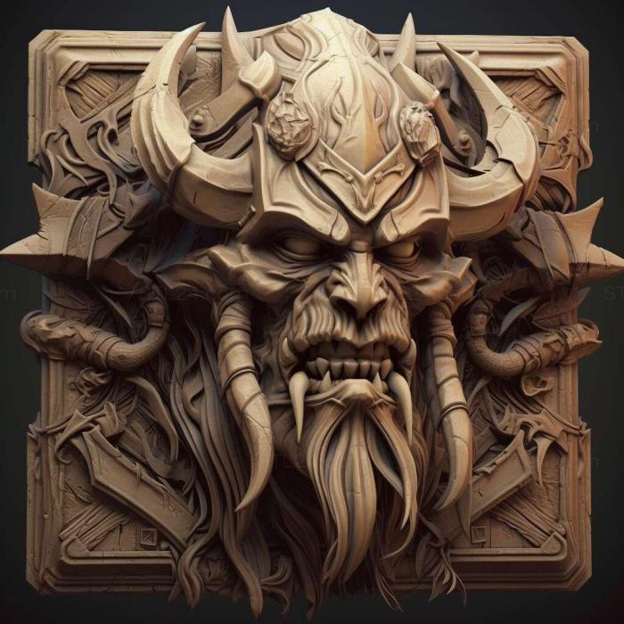 Games (Warcraft III Reign of Chaos 1, GAMES_26813) 3D models for cnc