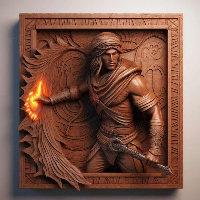 Games (Prince of Persia The Shadow and The Flame 1, GAMES_26845) 3D models for cnc