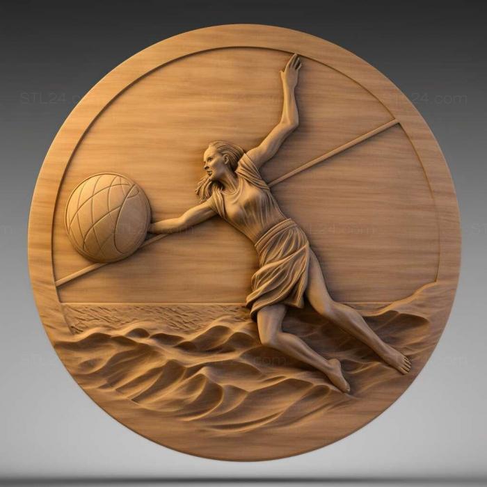 Games (Volleyball Unbound Pro Beach Volleyball 1, GAMES_27121) 3D models for cnc