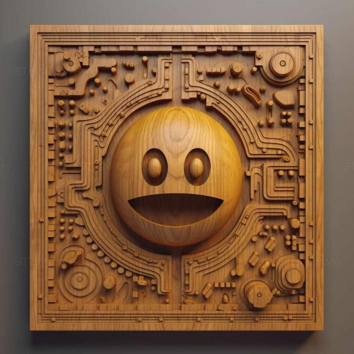 Games (Pacman from Pac Man 3, GAMES_27131) 3D models for cnc