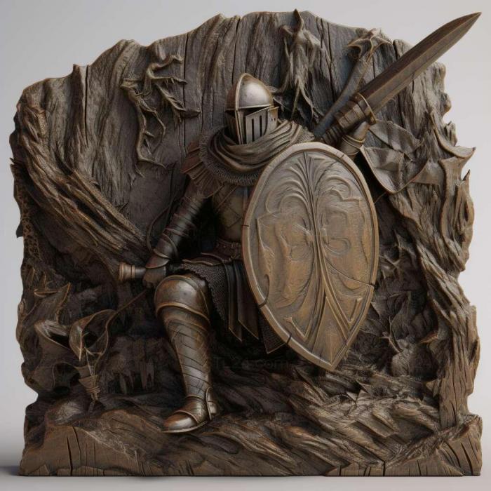 Games (Dark Souls Remastered 4, GAMES_27288) 3D models for cnc