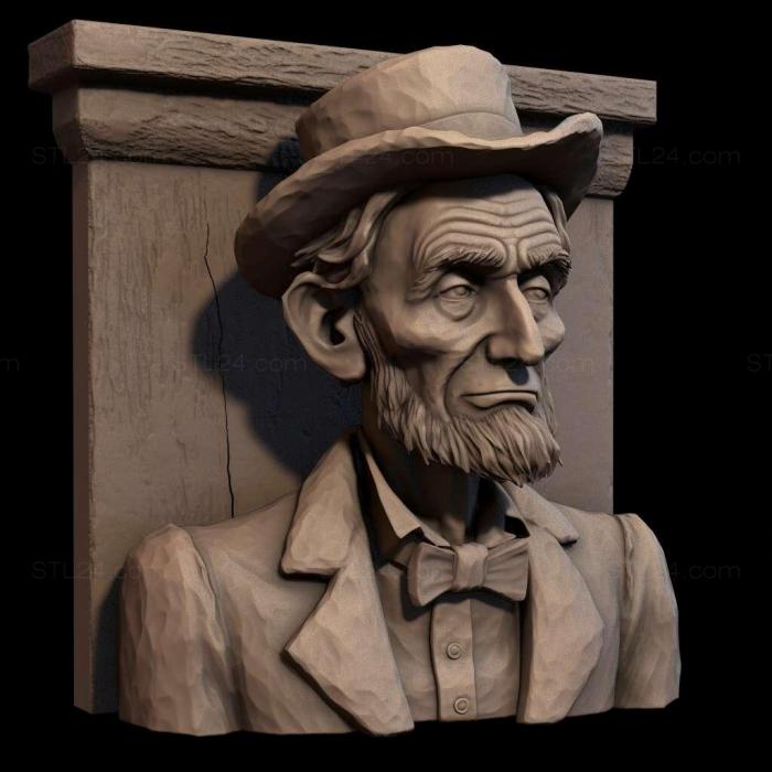 Games (Sam Max Episode 4 Abe Lincoln MuDie 2, GAMES_27290) 3D models for cnc