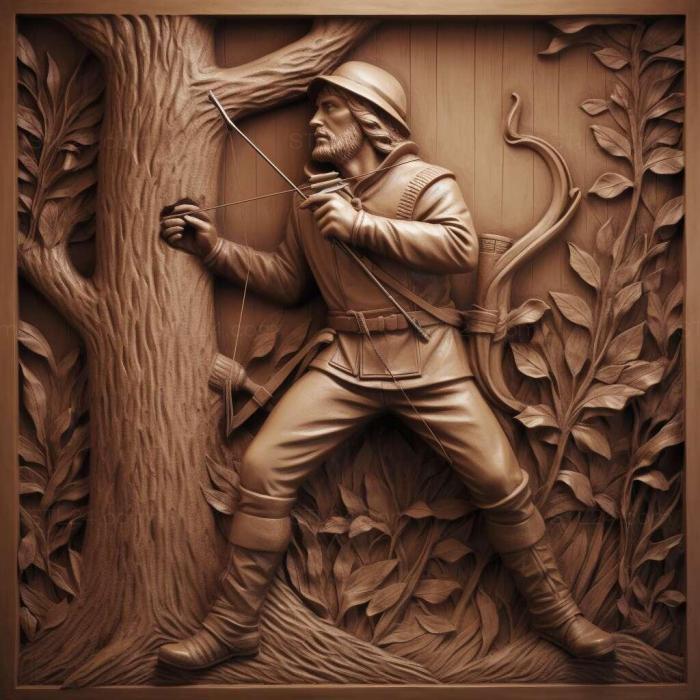 Games (st Robin Hood The Legend of Sherwood 2, GAMES_27322) 3D models for cnc