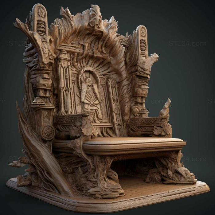 Games (Age of Wonders 2 The Wizards Throne 2, GAMES_27558) 3D models for cnc