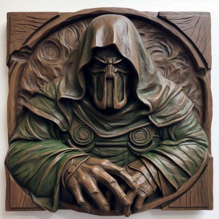 Games (Doctor Doom marvel 3, GAMES_27695) 3D models for cnc