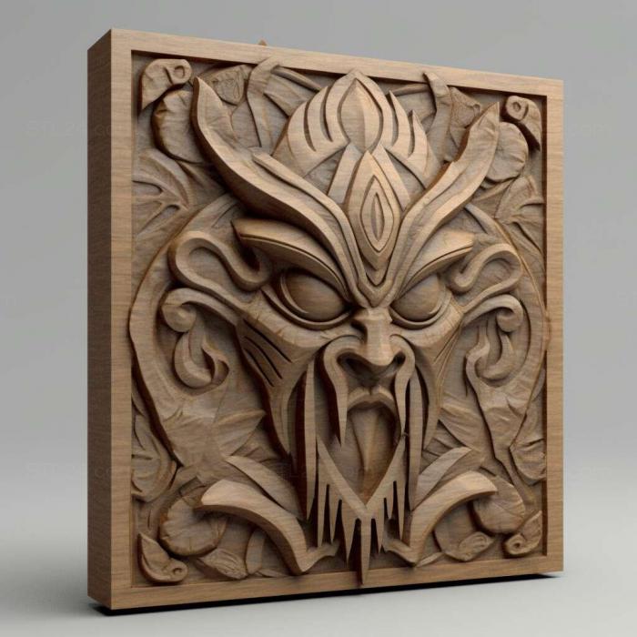 Games (Artifact The Dota Card Game 4, GAMES_28596) 3D models for cnc