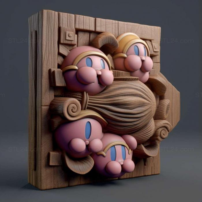 Games (Kirby Triple Deluxe 1, GAMES_28777) 3D models for cnc