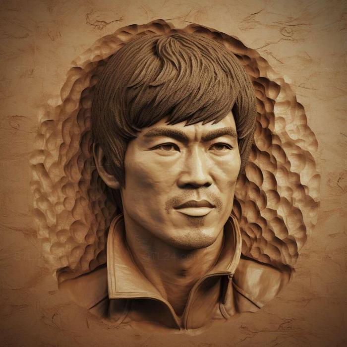 Games (Bruce Lee actor and martial arts star 3, GAMES_2879) 3D models for cnc