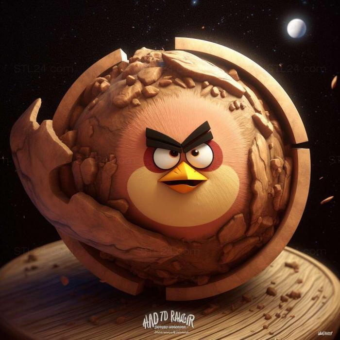 Игры (Angry Birds Космос 3, GAMES_2903) 3D модель для ЧПУ станка