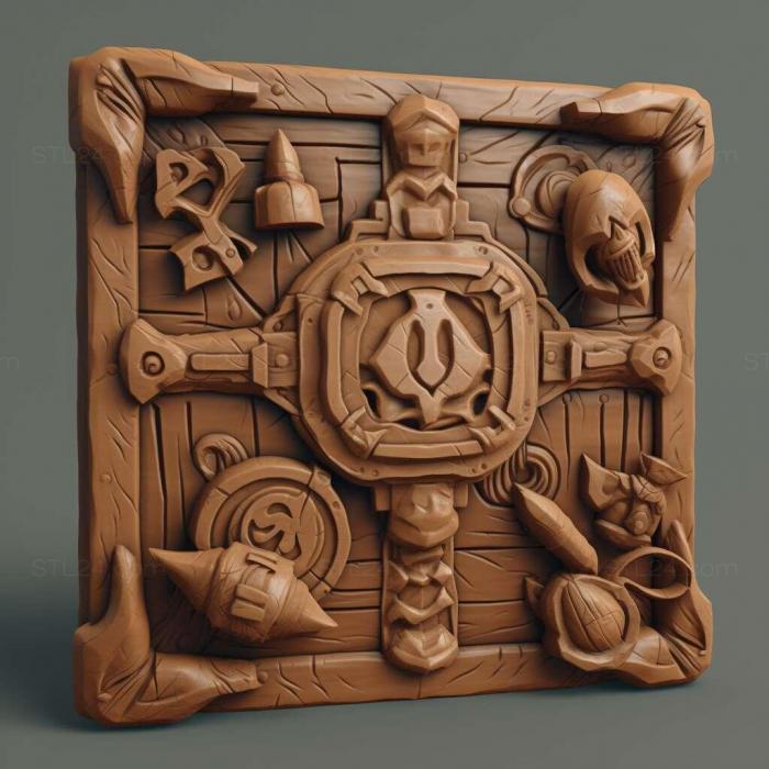 Games (Dungeon Defenders 2 2, GAMES_29098) 3D models for cnc