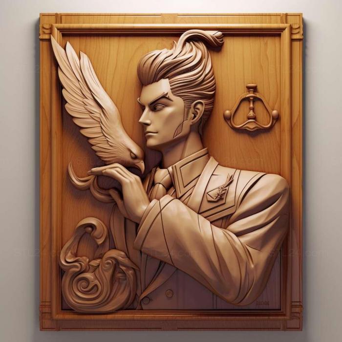 Games (Phoenix Wright Ace Attorney 4, GAMES_29132) 3D models for cnc