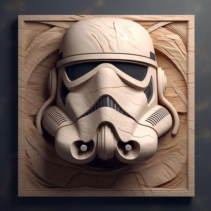 Games (Star Wars Battlefront 2 3, GAMES_29339) 3D models for cnc