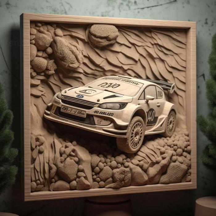 Игры (WRC 3 Чемпионат мира по ралли 2, GAMES_29462) 3D модель для ЧПУ станка