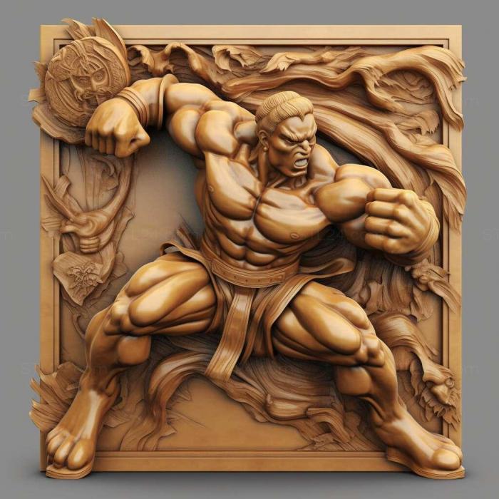 Games (Super Street Fighter 2 Turbo HD Remix 1, GAMES_29465) 3D models for cnc