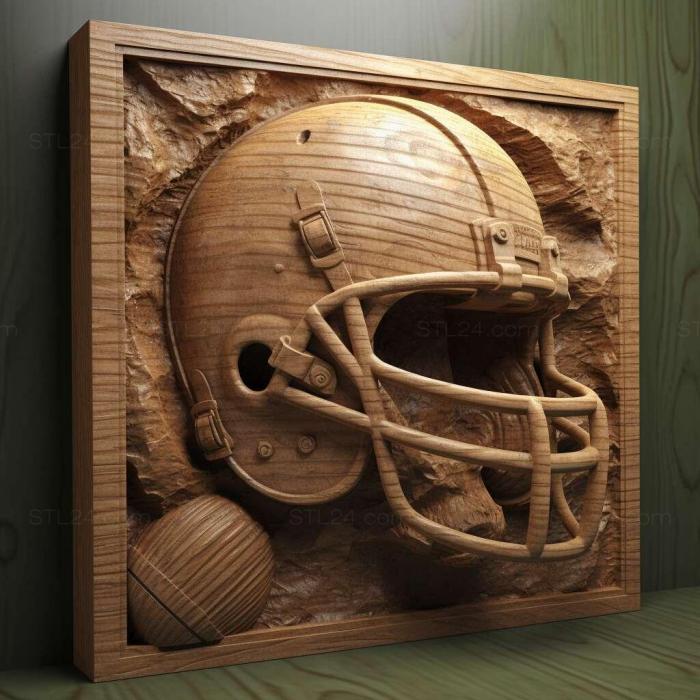 Games (NCAA Football 13 1, GAMES_29533) 3D models for cnc