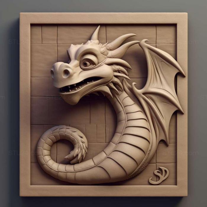 Games (Spyro the Dragon 1, GAMES_29653) 3D models for cnc