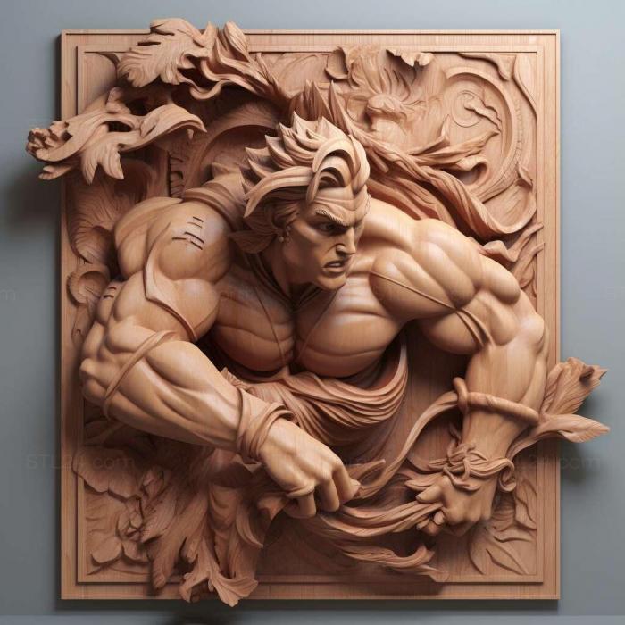 Games (Super Street Fighter 4 1, GAMES_30049) 3D models for cnc