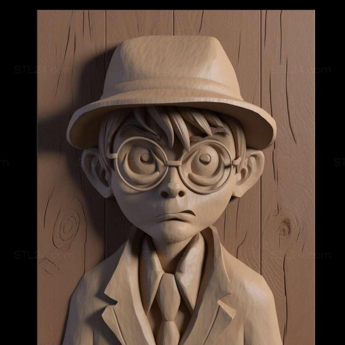 Games (st Detective Conan The Bride of Halloween anime 1, GAMES_30061) 3D models for cnc