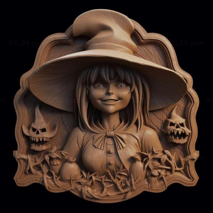 Games (st Detective Conan The Bride of Halloween anime 3, GAMES_30063) 3D models for cnc