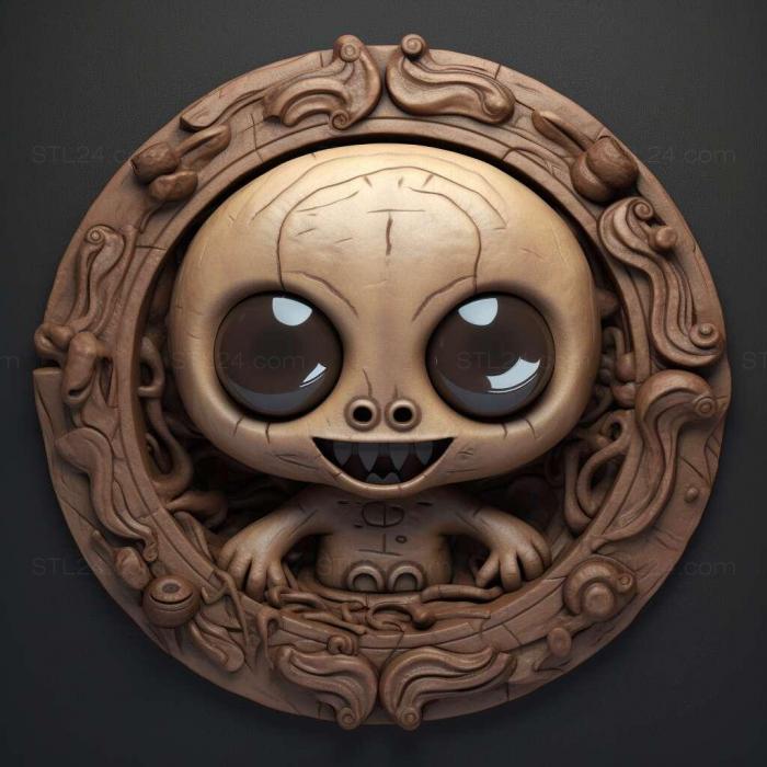 Games (The Binding of Isaac Rebirth 1, GAMES_30089) 3D models for cnc