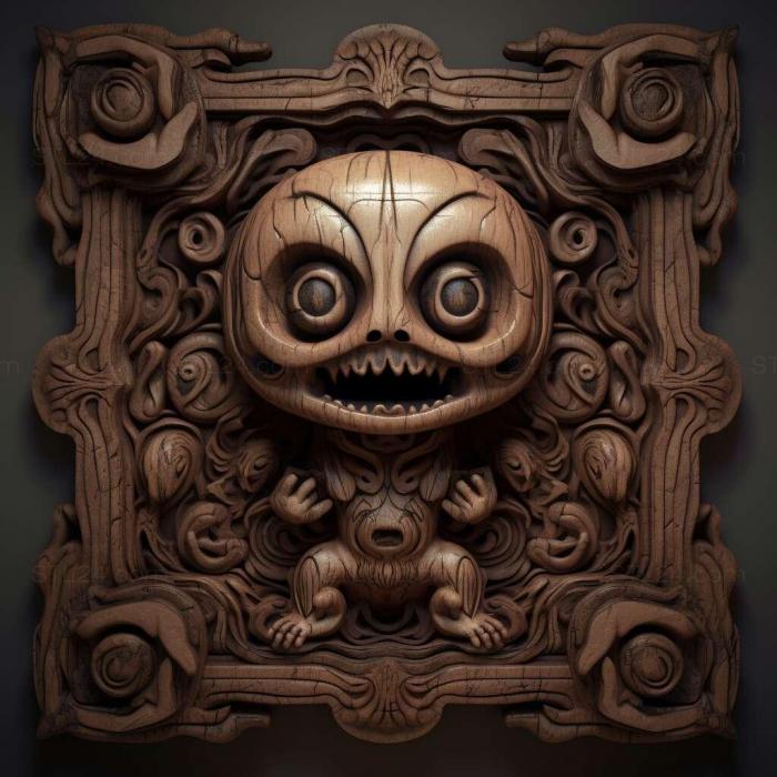 Games (The Binding of Isaac Rebirth 3, GAMES_30091) 3D models for cnc