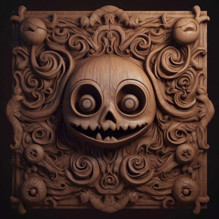 Games (The Binding of Isaac Rebirth 4, GAMES_30092) 3D models for cnc