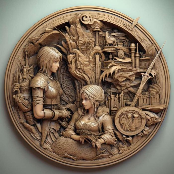 Games (Final Fantasy 11 1, GAMES_30125) 3D models for cnc