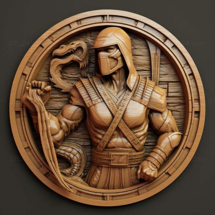 Игры (Аркадная коллекция Mortal Kombat 3, GAMES_30155) 3D модель для ЧПУ станка