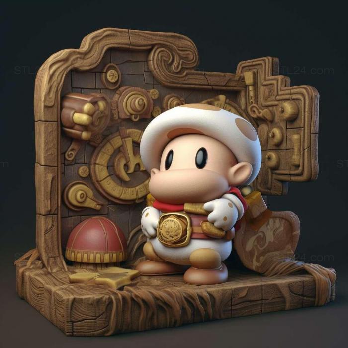 Games (Captain Toad Treasure Tracker 2, GAMES_30202) 3D models for cnc