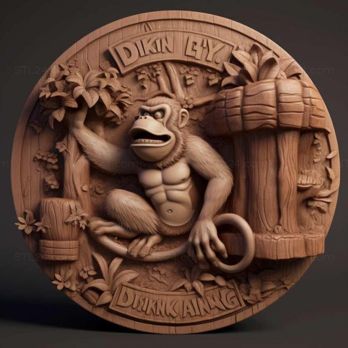 Games (Donkey Kong Country Returns 3, GAMES_3023) 3D models for cnc