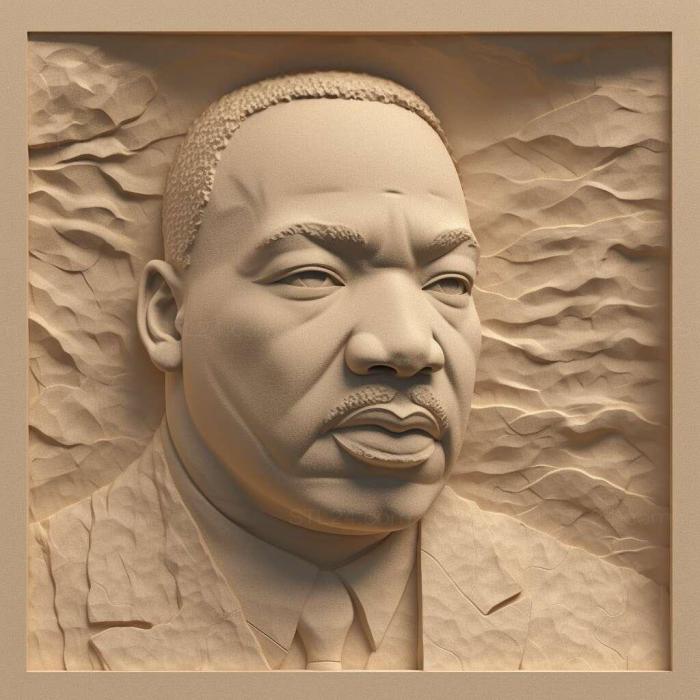 Games (Martin Luther King Jrcivil rights leader 4, GAMES_30304) 3D models for cnc