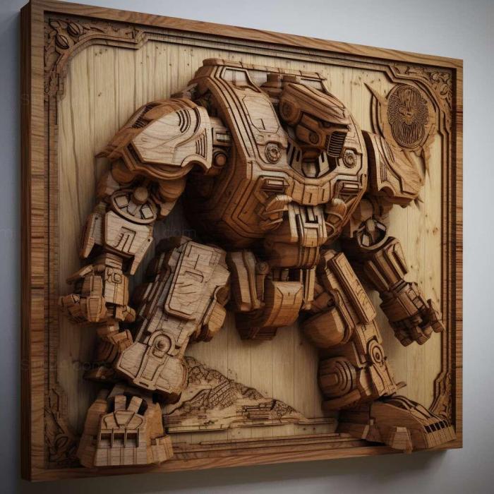 Games (MechWarrior 2 GhoBears Legacy 3, GAMES_30359) 3D models for cnc